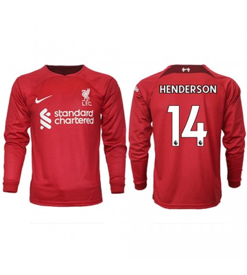 Liverpool Jordan Henderson #14 Hjemmedrakt 2022-23 Langermet